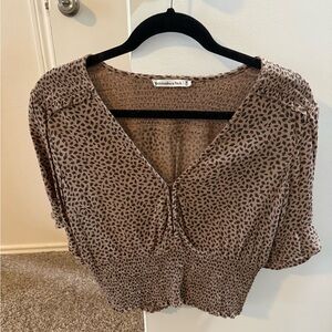 Abercrombie Patterned Crop Top